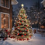 vidaXL Instalație de lumini brad de Crăciun cu 210 LED-uri, 210 cm vidaXL Instalație de lumini brad de Crăciun cu 210 LED-uri, 210 cm