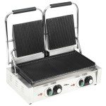 vidaXL Grill Panini dublu cu striații, 57x30,5x20 cm, 3600 W vidaXL Grill Panini dublu cu striații, 57x30,5x20 cm, 3600 W