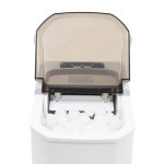 vidaXL Aparat de făcut cuburi de gheață, alb, 1,4 L, 15 kg / 24 h