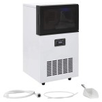vidaXL Aparat de făcut cuburi de gheață, negru, 45 kg / 24 h vidaXL Aparat de făcut cuburi de gheață, negru, 45 kg / 24 h