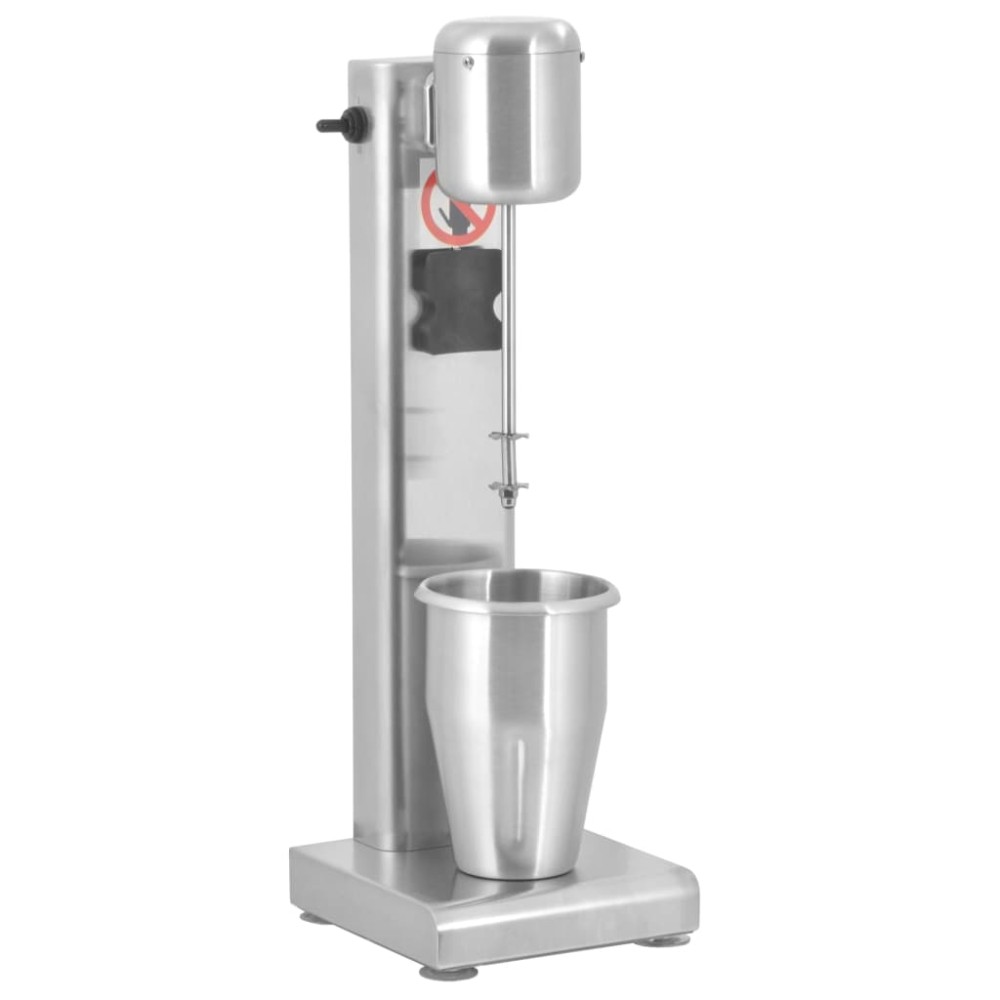 vidaXL Mixer de milkshake, 1 L, oțel inoxidabil