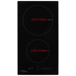 vidaXL Plită cu inducție cu 2 arzătoare, control tactil, sticlă 3500 W vidaXL Plită cu inducție cu 2 arzătoare, control tactil, sticlă 3500 W