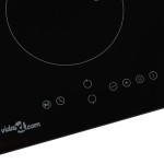 vidaXL Plită cu inducție cu 2 arzătoare, control tactil, sticlă 3500 W vidaXL Plită cu inducție cu 2 arzătoare, control tactil, sticlă 3500 W