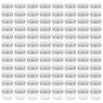 vidaXL Borcane din sticlă pentru gem, capace argintii, 96 buc, 110 ml vidaXL Borcane din sticlă pentru gem, capace argintii, 96 buc, 110 ml