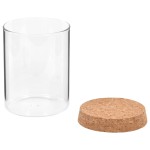 vidaXL Borcane din sticlă depozitare, capac de plută, 6 buc., 650 ml vidaXL Borcane din sticlă depozitare, capac de plută, 6 buc., 650 ml