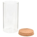 vidaXL Borcane din sticlă depozitare, capac de plută, 6 buc., 1100 ml vidaXL Borcane din sticlă depozitare, capac de plută, 6 buc., 1100 ml