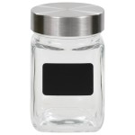vidaXL Borcane de depozitare cu etichetă, 12 buc., 300 ml vidaXL Borcane de depozitare cu etichetă, 12 buc., 300 ml