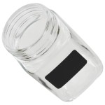 vidaXL Borcane de depozitare cu etichetă, 12 buc., 300 ml vidaXL Borcane de depozitare cu etichetă, 12 buc., 300 ml