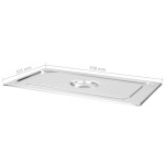 Capace pentru tavă GN 1/1, 2 buc., oțel inoxidabil Capace pentru tavă GN 1/1, 2 buc., oțel inoxidabil