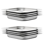 vidaXL Recipiente Gastronorm 8 buc. GN 1/2 40 mm oțel inoxidabil vidaXL Recipiente Gastronorm 8 buc. GN 1/2 40 mm oțel inoxidabil