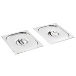 Capace pentru tavă GN 1/2, 2 buc., oțel inoxidabil Capace pentru tavă GN 1/2, 2 buc., oțel inoxidabil