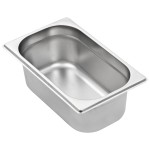 vidaXL Recipiente Gastronorm 8 buc. GN 1/4 100 mm oțel inoxidabil vidaXL Recipiente Gastronorm 8 buc. GN 1/4 100 mm oțel inoxidabil