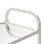 vidaXL Cărucior de bucătărie 2 niveluri 96,5x55x90 cm oțel inoxidabil vidaXL Cărucior de bucătărie 2 niveluri 96,5x55x90 cm oțel inoxidabil