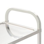 vidaXL Cărucior de bucătărie 2 niveluri 95x45x83,5 cm oțel inoxidabil vidaXL Cărucior de bucătărie 2 niveluri 95x45x83,5 cm oțel inoxidabil