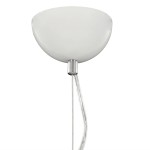 vidaXL Lampă suspendată, alb și argintiu, Ø50 cm, E27 vidaXL Lampă suspendată, alb și argintiu, Ø50 cm, E27