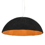 vidaXL Lampă suspendată, negru și auriu, Ø70 cm, E27 vidaXL Lampă suspendată, negru și auriu, Ø70 cm, E27