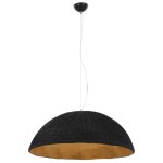 vidaXL Lampă suspendată, negru și auriu, Ø70 cm, E27 vidaXL Lampă suspendată, negru și auriu, Ø70 cm, E27