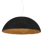 vidaXL Lampă suspendată, negru și auriu, Ø70 cm, E27 vidaXL Lampă suspendată, negru și auriu, Ø70 cm, E27