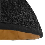 vidaXL Lampă suspendată, negru și auriu, Ø70 cm, E27 vidaXL Lampă suspendată, negru și auriu, Ø70 cm, E27