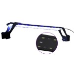 vidaXL Lampă LED pentru acvariu, cu clemă, albastru/alb, 55-70 cm vidaXL Lampă LED pentru acvariu, cu clemă, albastru/alb, 55-70 cm