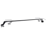 vidaXL Lampă LED pentru acvariu, cu cleme, albastru/alb, 90-105 cm