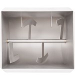 vidaXL Malaxor de carne manual cu capac, argintiu, oțel inoxidabil vidaXL Malaxor de carne manual cu capac, argintiu, oțel inoxidabil