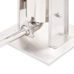 vidaXL Aparat de umplut cârnați manual, argintiu, 3 L, oțel inoxidabil vidaXL Aparat de umplut cârnați manual, argintiu, 3 L, oțel inoxidabil