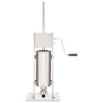 vidaXL Aparat de umplut cârnați manual, argintiu, 5 L, oțel inoxidabil vidaXL Aparat de umplut cârnați manual, argintiu, 5 L, oțel inoxidabil