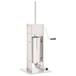 vidaXL Aparat de umplut cârnați manual, argintiu, 5 L, oțel inoxidabil vidaXL Aparat de umplut cârnați manual, argintiu, 5 L, oțel inoxidabil
