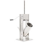 vidaXL Aparat de umplut cârnați manual, argintiu, 5 L, oțel inoxidabil vidaXL Aparat de umplut cârnați manual, argintiu, 5 L, oțel inoxidabil