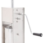 vidaXL Aparat de umplut cârnați manual, argintiu, 5 L, oțel inoxidabil vidaXL Aparat de umplut cârnați manual, argintiu, 5 L, oțel inoxidabil