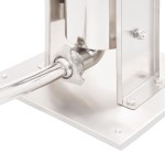 vidaXL Aparat de umplut cârnați manual, argintiu, 5 L, oțel inoxidabil vidaXL Aparat de umplut cârnați manual, argintiu, 5 L, oțel inoxidabil