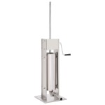 vidaXL Aparat de umplut cârnați manual, argintiu, 7 L, oțel inoxidabil vidaXL Aparat de umplut cârnați manual, argintiu, 7 L, oțel inoxidabil