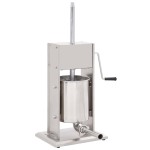 vidaXL Aparat de umplut cârnați manual, argintiu, 10L, oțel inoxidabil vidaXL Aparat de umplut cârnați manual, argintiu, 10L, oțel inoxidabil