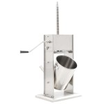 vidaXL Aparat de umplut cârnați manual, argintiu, 10L, oțel inoxidabil vidaXL Aparat de umplut cârnați manual, argintiu, 10L, oțel inoxidabil