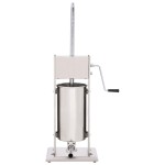 vidaXL Aparat de umplut cârnați manual, argintiu, 15L, oțel inoxidabil vidaXL Aparat de umplut cârnați manual, argintiu, 15L, oțel inoxidabil
