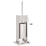 vidaXL Aparat de umplut cârnați manual, argintiu, 15L, oțel inoxidabil vidaXL Aparat de umplut cârnați manual, argintiu, 15L, oțel inoxidabil