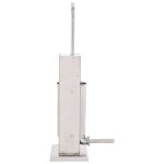 vidaXL Aparat de umplut cârnați manual, argintiu, 15L, oțel inoxidabil vidaXL Aparat de umplut cârnați manual, argintiu, 15L, oțel inoxidabil