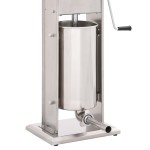vidaXL Aparat de umplut cârnați manual, argintiu, 15L, oțel inoxidabil vidaXL Aparat de umplut cârnați manual, argintiu, 15L, oțel inoxidabil