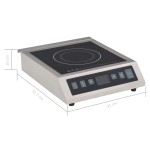 vidaXL Plită cu inducție masă electrică cu ecran tactil, 3500 W vidaXL Plită cu inducție masă electrică cu ecran tactil, 3500 W