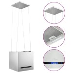 vidaXL Hotă suspendată insulă LCD senzor tactil 37 cm oțel inoxidabil vidaXL Hotă suspendată insulă LCD senzor tactil 37 cm oțel inoxidabil