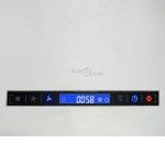 vidaXL Hotă suspendată insulă LCD senzor tactil 37 cm oțel inoxidabil vidaXL Hotă suspendată insulă LCD senzor tactil 37 cm oțel inoxidabil