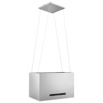 vidaXL Hotă suspendată insulă LCD senzor tactil 55 cm oțel inoxidabil vidaXL Hotă suspendată insulă LCD senzor tactil 55 cm oțel inoxidabil