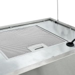 vidaXL Hotă suspendată insulă LCD senzor tactil 55 cm oțel inoxidabil vidaXL Hotă suspendată insulă LCD senzor tactil 55 cm oțel inoxidabil