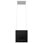 vidaXL Hotă suspendată insulă, LCD tactil, 37 cm, oțel vidaXL Hotă suspendată insulă, LCD tactil, 37 cm, oțel
