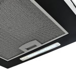 vidaXL Hotă suspendată insulă, LCD tactil, 37 cm, oțel vidaXL Hotă suspendată insulă, LCD tactil, 37 cm, oțel