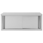vidaXL Dulap bucătărie cu uși glisante, 120x40x50 cm, oțel inoxidabil vidaXL Dulap bucătărie cu uși glisante, 120x40x50 cm, oțel inoxidabil
