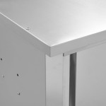 vidaXL Dulap bucătărie cu uși glisante, 120x40x50 cm, oțel inoxidabil vidaXL Dulap bucătărie cu uși glisante, 120x40x50 cm, oțel inoxidabil