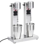 vidaXL Mixer de milkshake cu 2 vase, oțel inoxidabil, 2 L vidaXL Mixer de milkshake cu 2 vase, oțel inoxidabil, 2 L