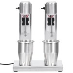 vidaXL Mixer de milkshake cu 2 vase, oțel inoxidabil, 2 L vidaXL Mixer de milkshake cu 2 vase, oțel inoxidabil, 2 L